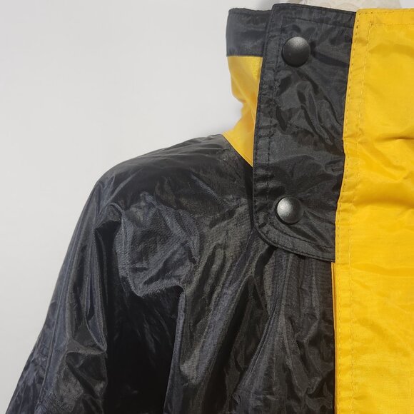 Mossi Men's SZ Medium Yellow Black Multi-Pocket Moto Sports Snow Hiking Jacket - Picture 4 of 16